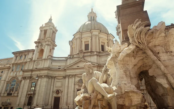 Piazza Navona, Rome. Italy — Stock Photo, Image