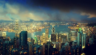 Victoria'nın en yüksek Hong Kong Adası