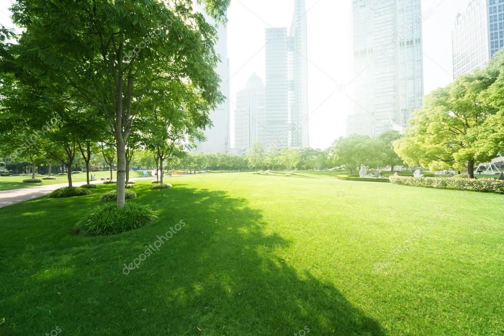 park in  lujiazui financial centre, Shanghai, China