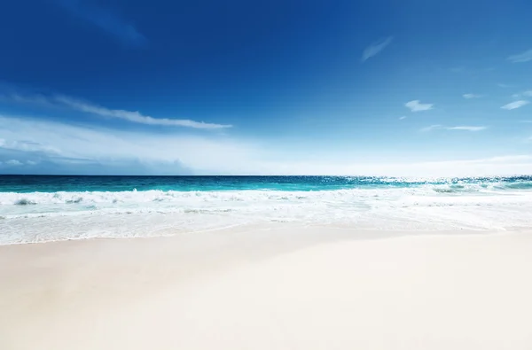Pláž seychel — Stock fotografie