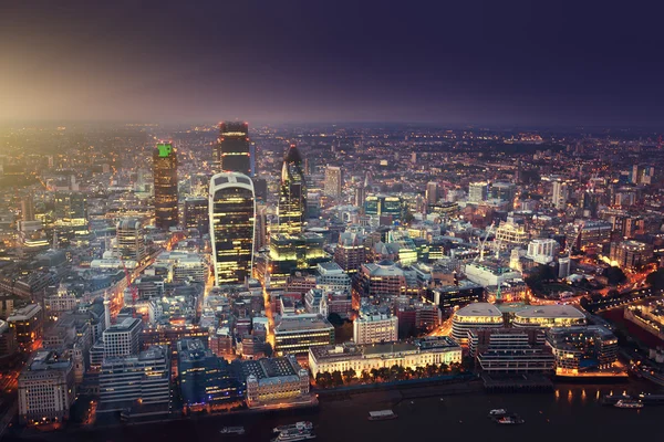 Ciudad de Londres al atardecer —  Fotos de Stock