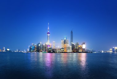 Geceleri, Çin shanghai