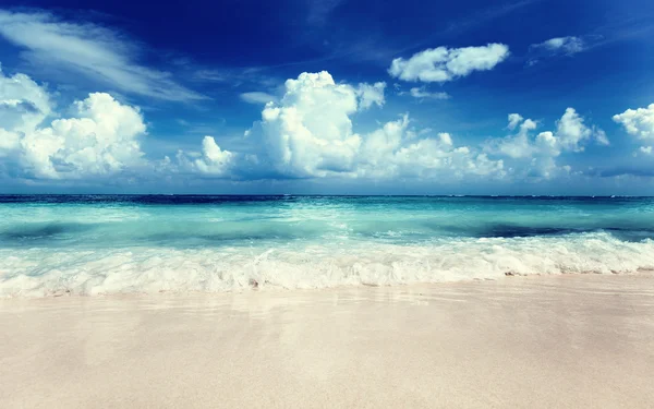 Sable de plage mer des Caraïbes — Photo