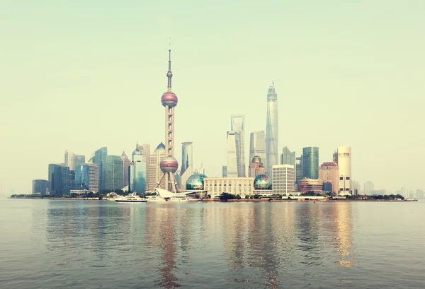 Shanghai skyline, China — Stok Foto