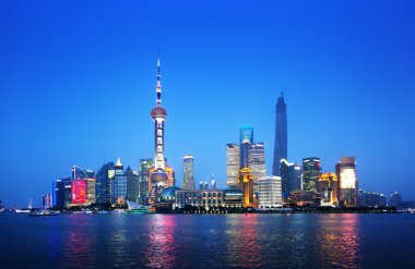 Geceleri, Çin shanghai