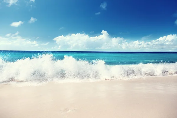 Zand van strand kariboon zee — Stockfoto