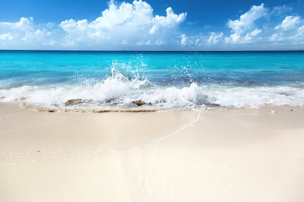 Arena del mar caribeño playa — Foto de Stock