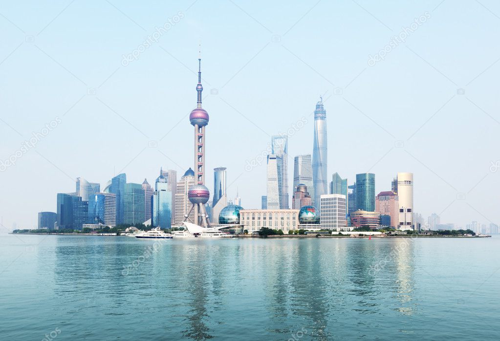 Shanghai skyline, China