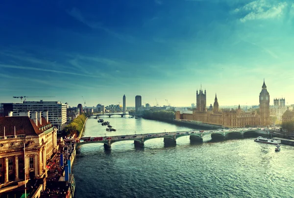 Westminster flygvy, London, Storbritannien — Stockfoto