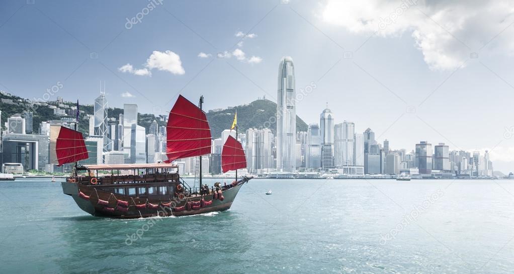 Hong Kong harbour 