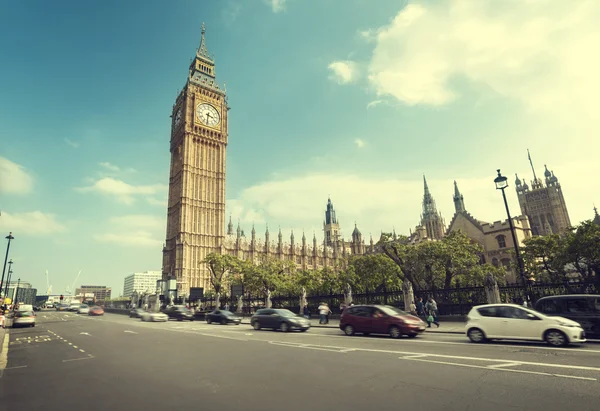 Big Ben στο Λονδίνο, Ηνωμένο Βασίλειο — Φωτογραφία Αρχείου