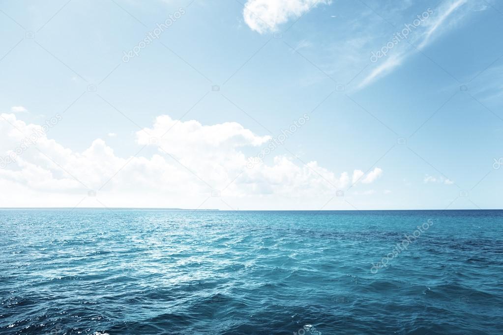 caribbean sea and perfect sky