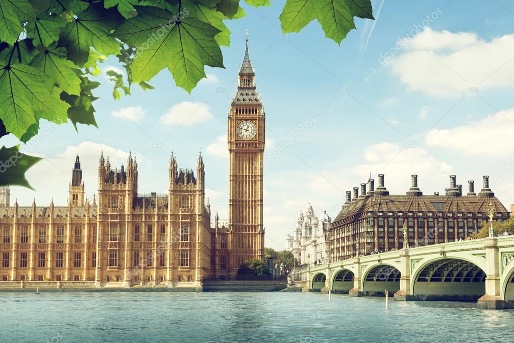 Big Ben in sunny day, London