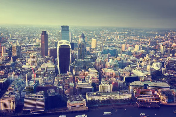 Ciudad de Londres al atardecer — Foto de Stock