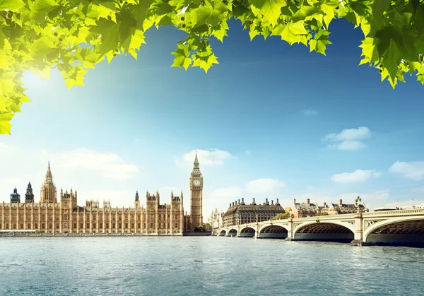 Big Ben in giornata di sole, Londra — Foto Stock
