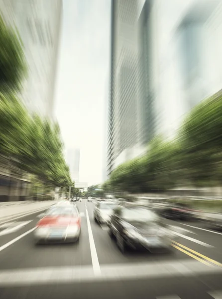 Street  in Shanghai Lujiazui,China — Stock Photo, Image