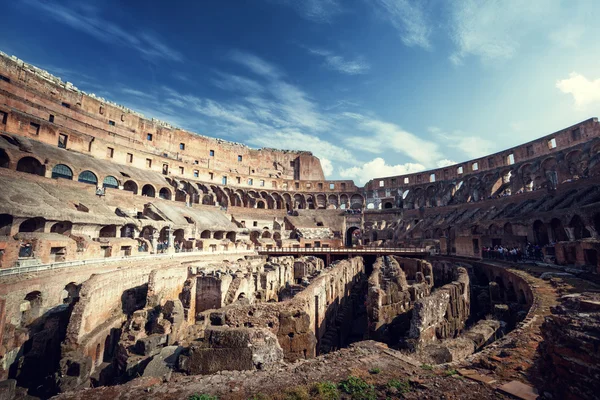 Inside of Colosseum in Rome, Italy — Stock Photo, Image