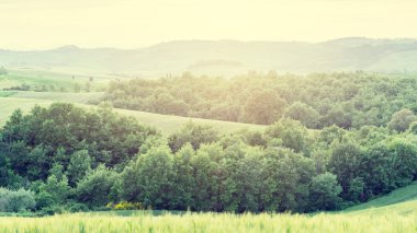 Toskana günbatımı, İtalya