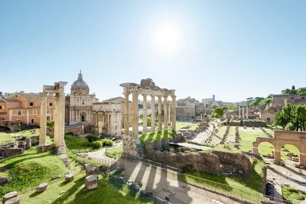 Ruínas romanas em Roma, itália — Fotografia de Stock