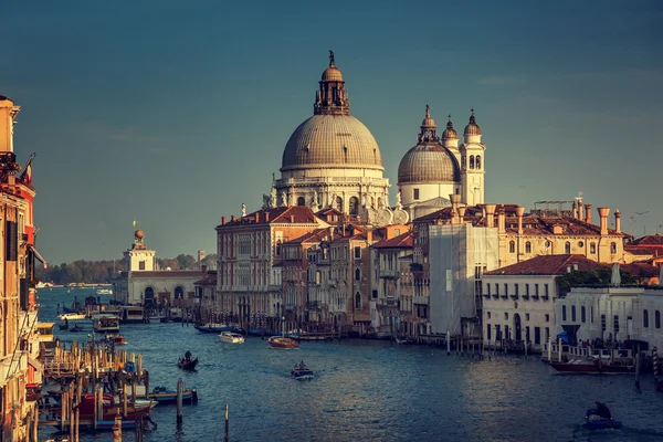 Günbatımında Santa Maria della Selamlaması, Venedik, İtalya Telifsiz Stok Fotoğraflar