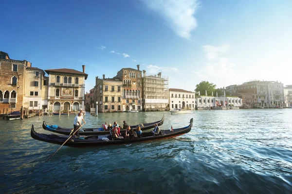 Дві гондоли Вечерние, Венеція, Італія — стокове фото