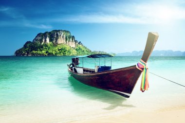 uzun tekne ve poda Island, Tayland