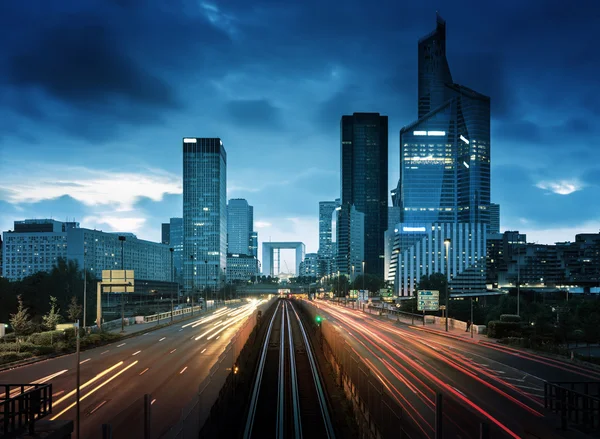 Road in París LaDefense, Francia — Foto de Stock