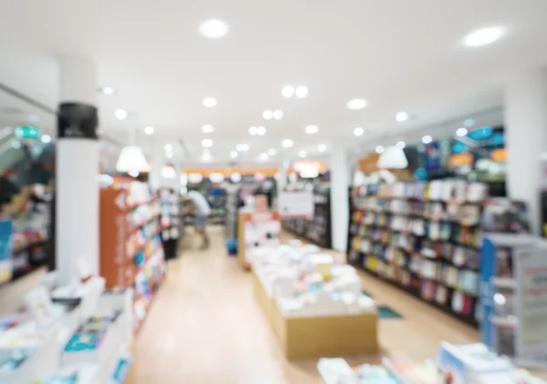 Wazig foto van boekhandel — Stockfoto