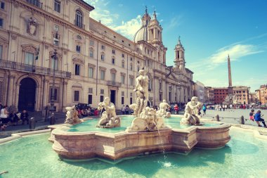 Piazza navona, Roma. İtalya