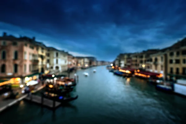 Bokeh van Grand Canal, Venice, Italië — Stockfoto