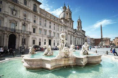 Piazza navona, Roma. İtalya