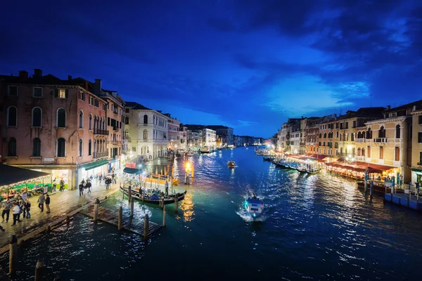 Canal Grande w czasie zachodu słońca, Wenecja, Włochy — Zdjęcie stockowe