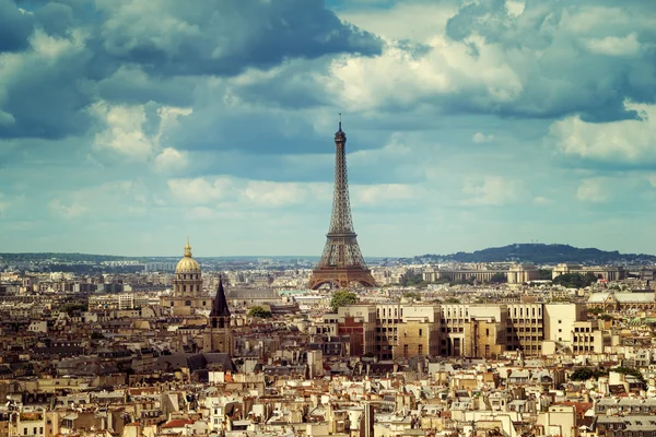 Vista para Torre Eiffel, Paris, França — Fotografia de Stock