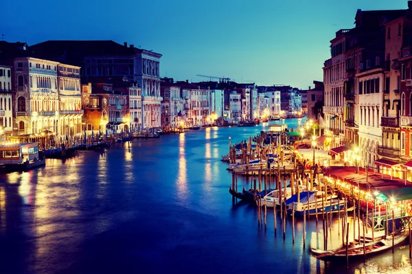 Grand Canal in sunset time, Venice, Italy Stock Image