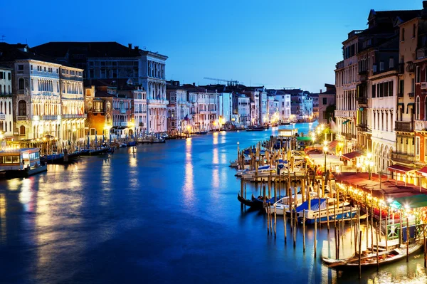 Grand Canal in sunset time, Venice, Italy Stock Photo