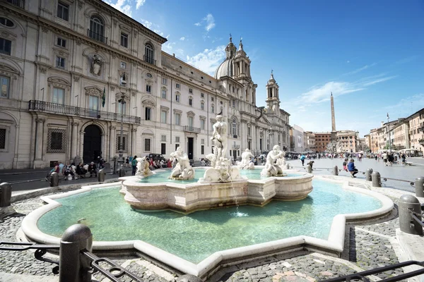 Piazza navona, Řím. Itálie — Stock fotografie