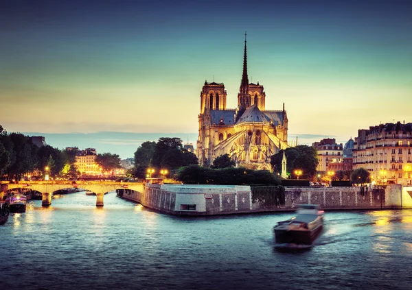 Notre dame de paris, frankrijk — Stockfoto