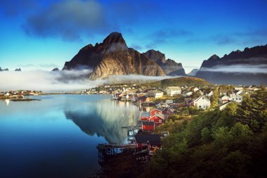 Reine Village, Lofoten Islands, Norway clipart