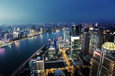 Shanghai gece görünümü, Çin