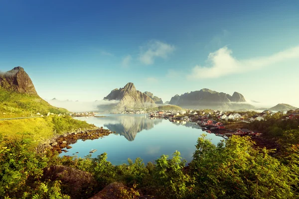 挪威Lofoten群岛Reine村 — 图库照片