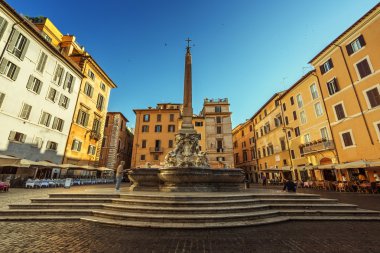 Çeşmesi, Panteon, Roma, İtalya yakın