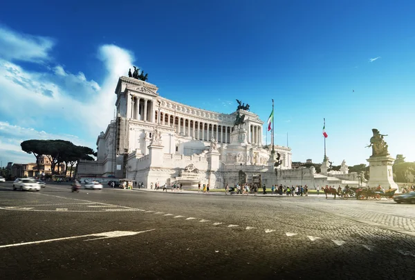 Monumentti Vittorio Emanuele II, Rooma, Italia — kuvapankkivalokuva