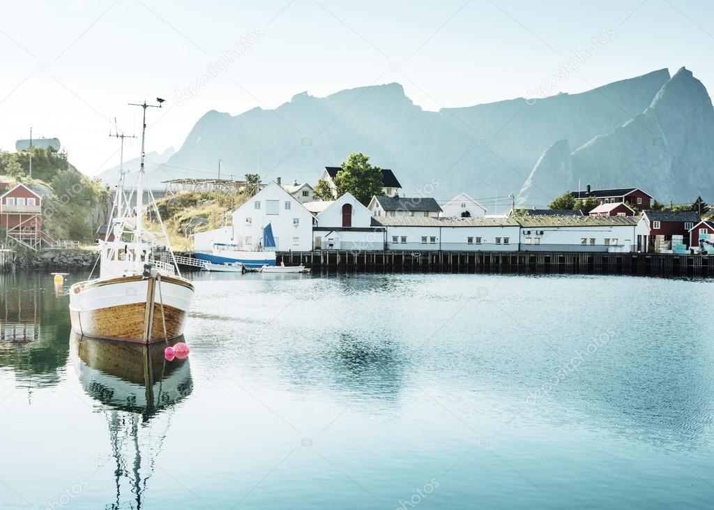 summer in  Reine, Lofoten islands, Norway