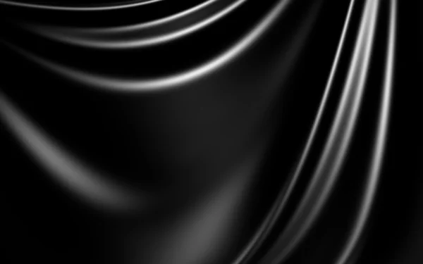 Black Smooth Cloth Background — Stock Photo, Image