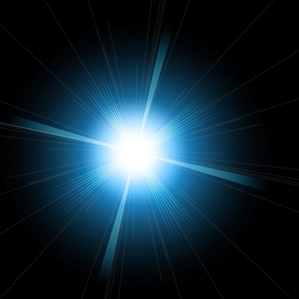 光学レンズ フレア グレア光は超高解像度です。フラッシュの照明効果 — ストックベクタ