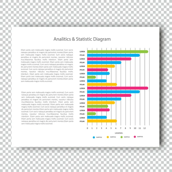 Plantilla de presentación de infografía, elemento infográfico, infografía de negocios, diseño de diseños, estilo moderno . — Vector de stock