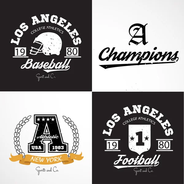 Sport vectoriel Graphisme et typographie T-shirt design pour l'habillement . — Image vectorielle