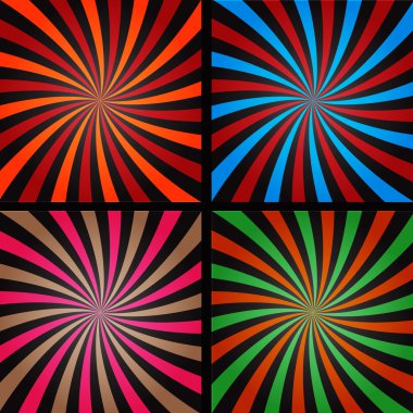 Çizgi roman patlama süper kahraman pop sanat tarzı radyal çizgiler arka plan renkli. Manga ya da anime hız çerçeve