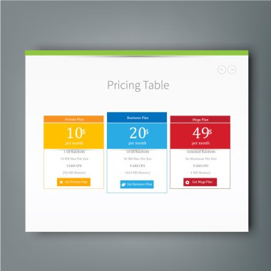 Grafikler ve ile sunma kaymak için çok amaçlı şablon