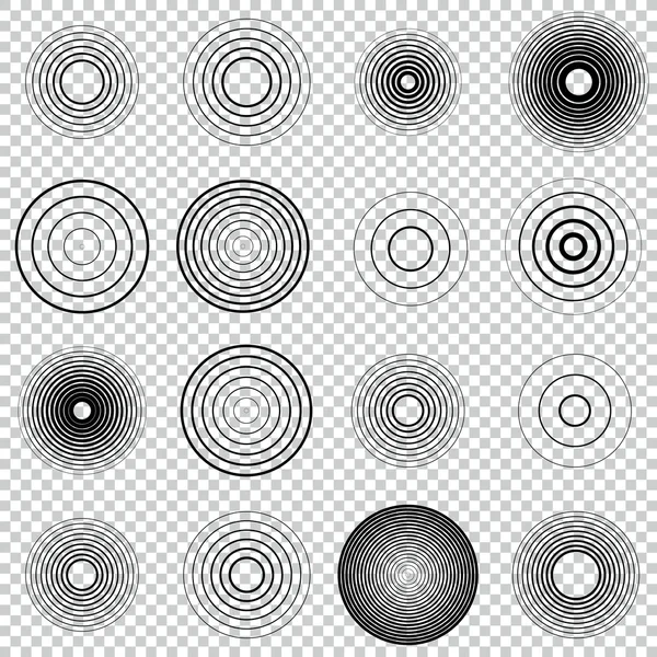 Verzameling van geluids vector. Geluidspictogram, plat geluid — Stockvector